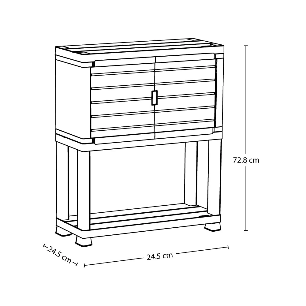 Mueble Organizador Gris Hielo - Image 8