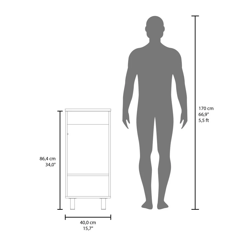 Mueble Para Lavamanos Betel, Blanco, Incluye Lavamanos Plastiglas Floresta 40 ZF - Image 7