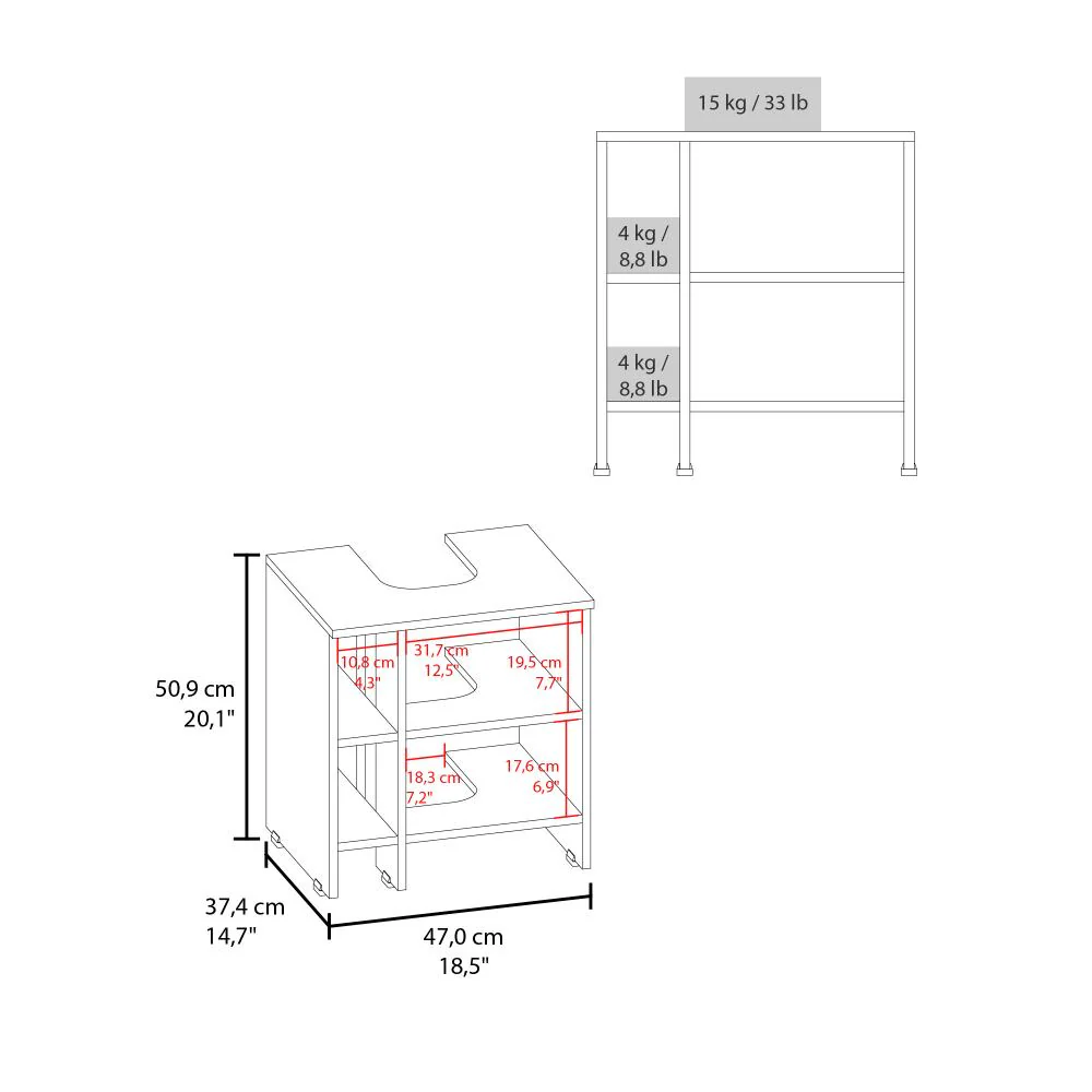 MUEBLE PARA LAVAMANOS OMAHI, MILAN Y BLANCO DUQUEZA, CON VARIEDAD DE ENTREPAÑOS - Image 7