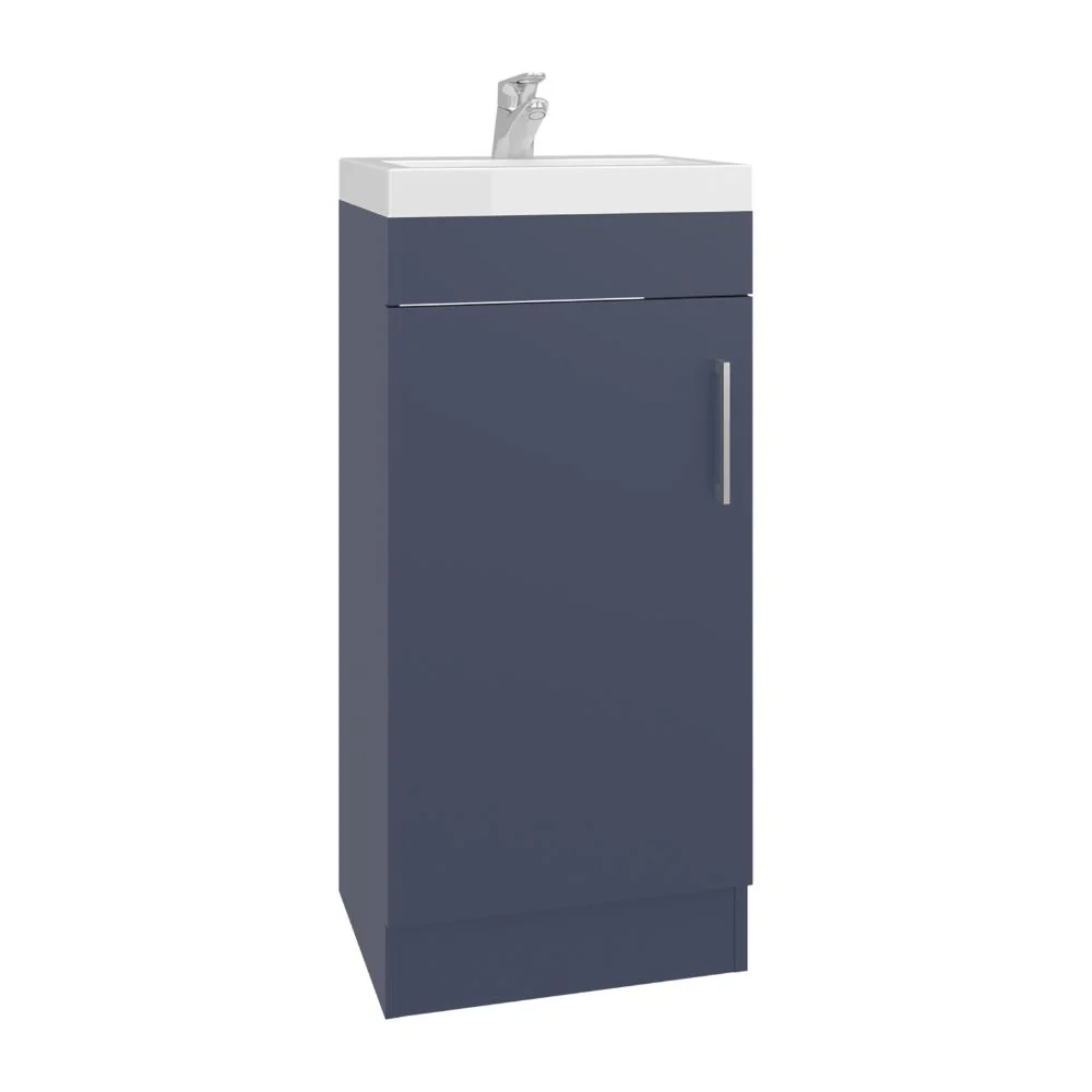 MUEBLE PARA LAVAMANOS OPORTO, KRONOS AZUL, CON UNA PUERTA ABATIBLE - Image 6