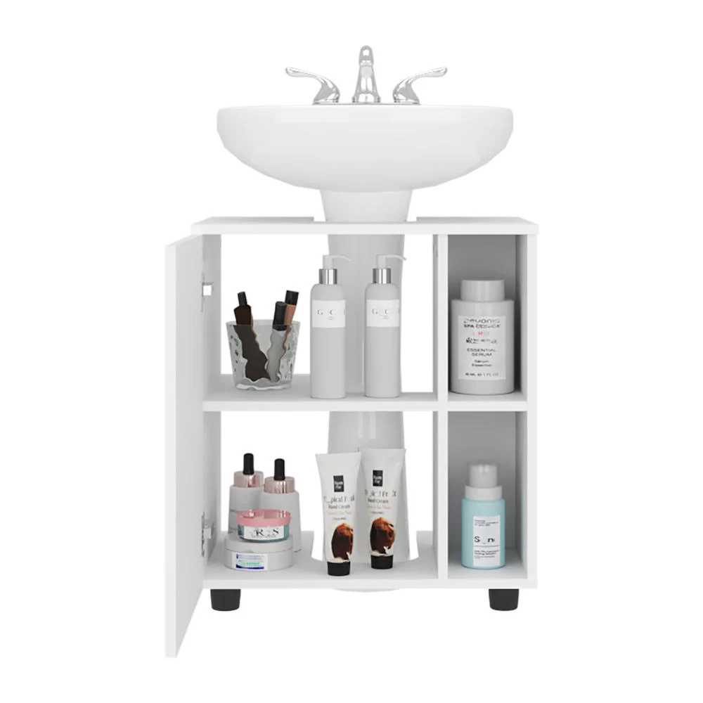 MUEBLE PARA LAVAMANOS PASCUALE, BLANCO DUQUEZA, NO INCLUYE LAVAMANOS ZF - Image 2