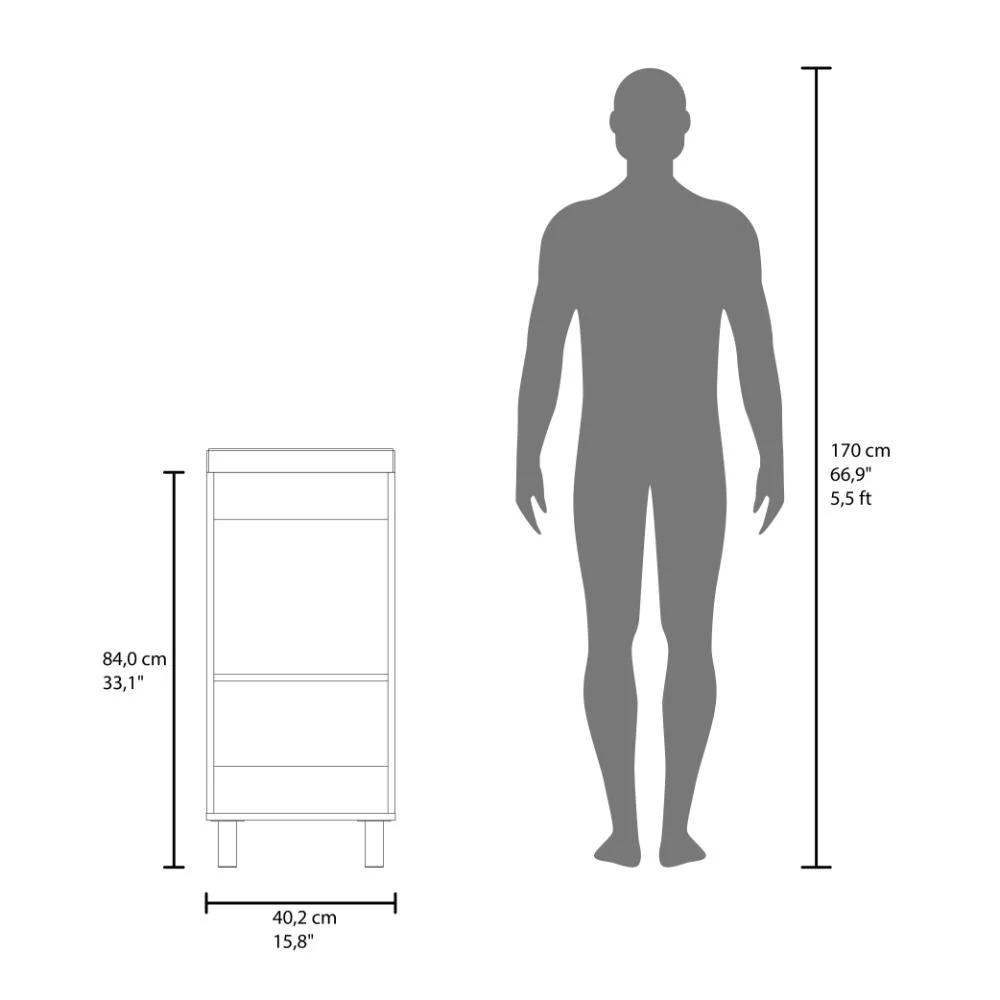 Mueble para Lavamanos Rivera, Wengue, con patas en acero y con gran espació para colocar objetos ZF - Image 7