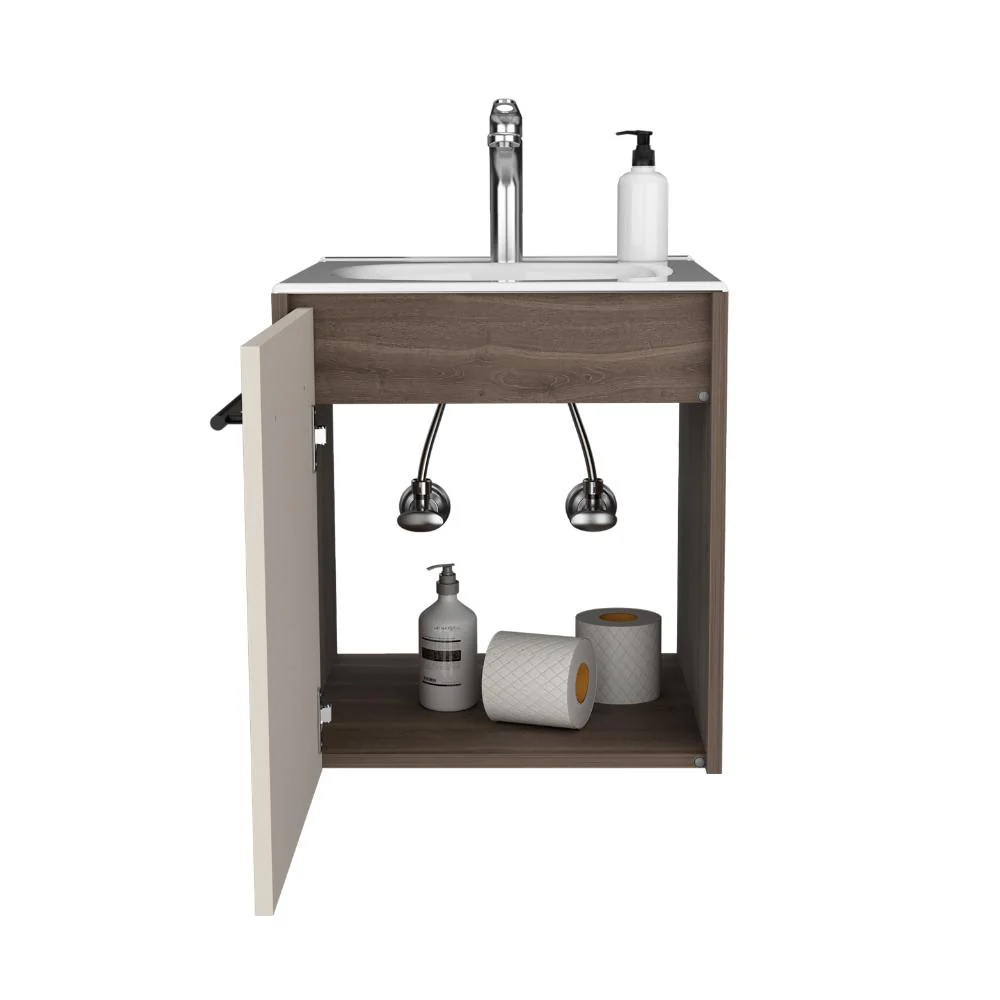 MUEBLE PARA LAVAMANOS VULCAN, MILAN Y CAPRI, INCLUYE LAVAMANOS CORONA EN PORCELANA SANITARIA - Image 7