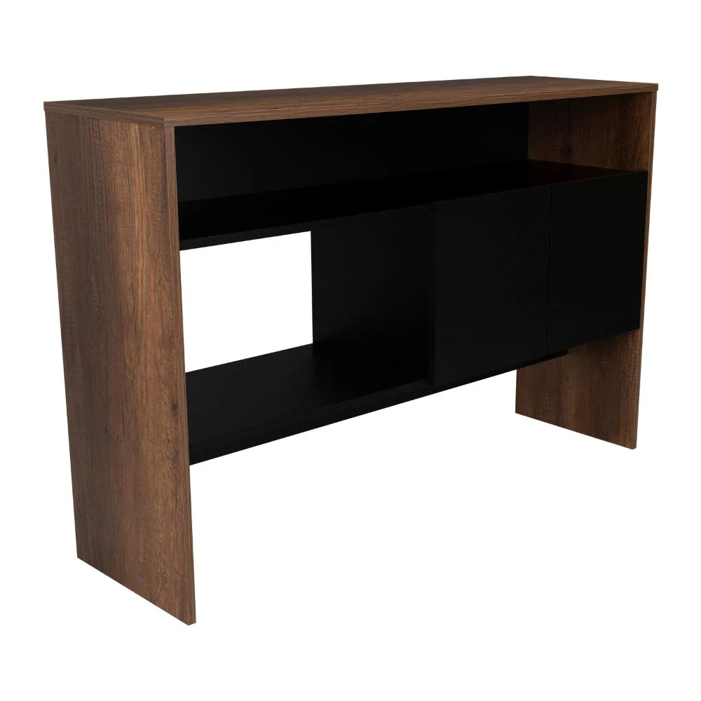 MUEBLE RECIBIDOR CLASIC, COBRE Y WENGUE, CON DOS PUERTAS Y DOS ENTREPAÑOS - Image 7