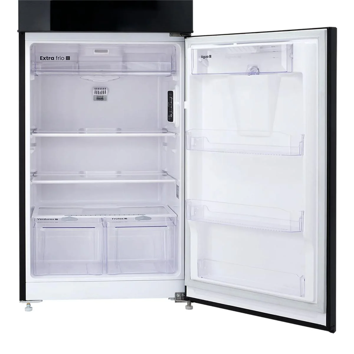 Nevera Haceb No frost 404 Litros dispensador de agua manija integrada Negro Esmeralda inverter - Image 3