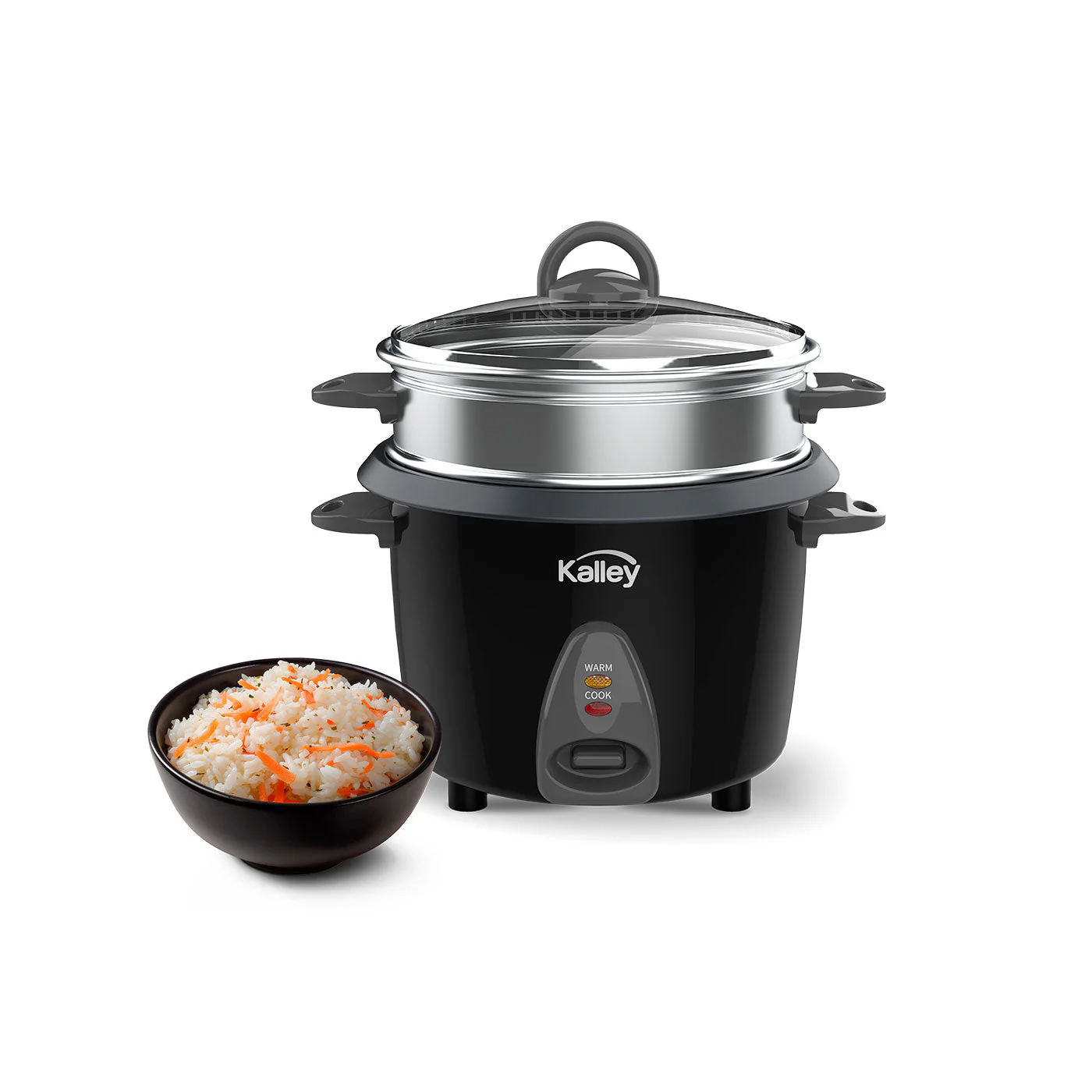 Olla De Arroz 1.4l Negro K-Rc14n, Negro - Image 7