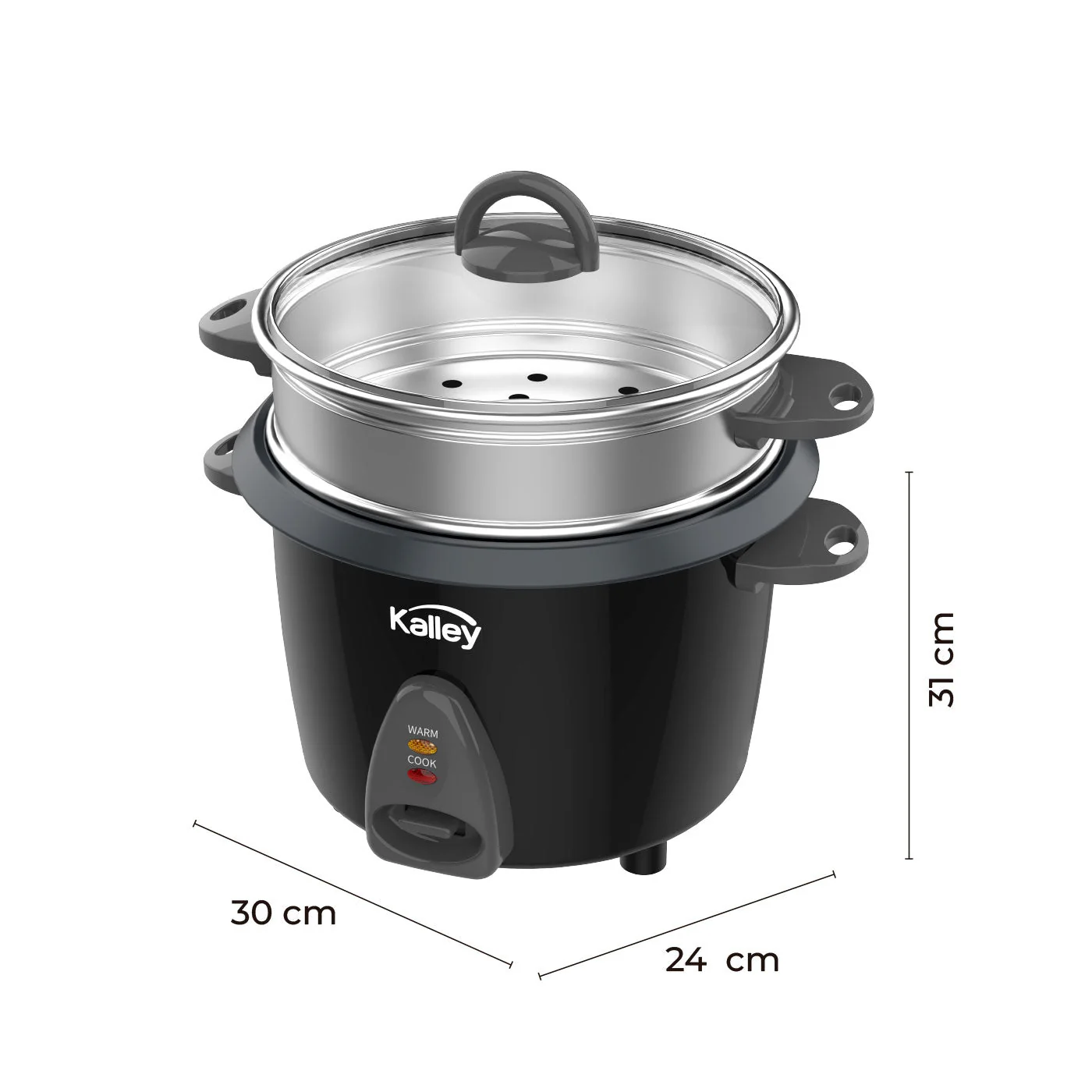Olla De Arroz 1.4l Negro K-Rc14n, Negro - Image 8