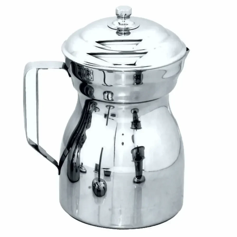 OLLETA CHOCOLATERA CAFETERA EN ACERO QUIRÚRGICO INOXIDABLE 2L