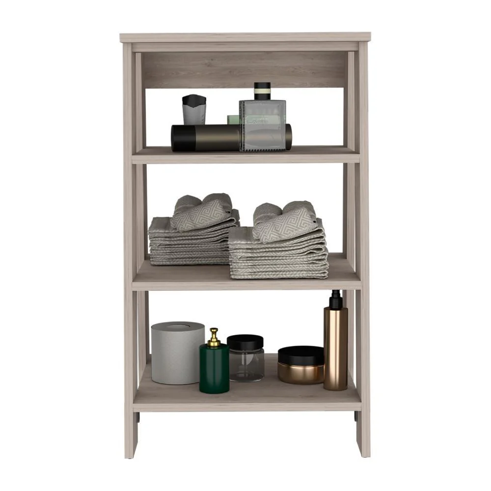 ORGANIZADOR DE BAÑO IZIDRO, HUMO, CON MÚLTIPLES ENTREPAÑOS PARA UBICAR OBJETOS - Image 2