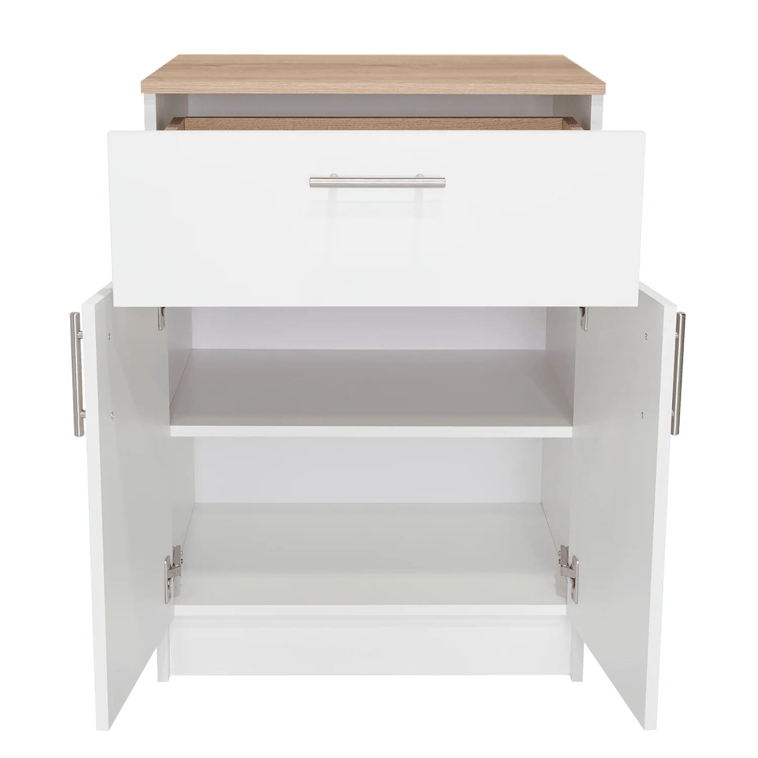 ORGANIZADOR MULTIUSOS DENEB, BLANCO Y CAFÉ CLARO, CON DOS PUERTAS BATIENTES ZF - Image 10