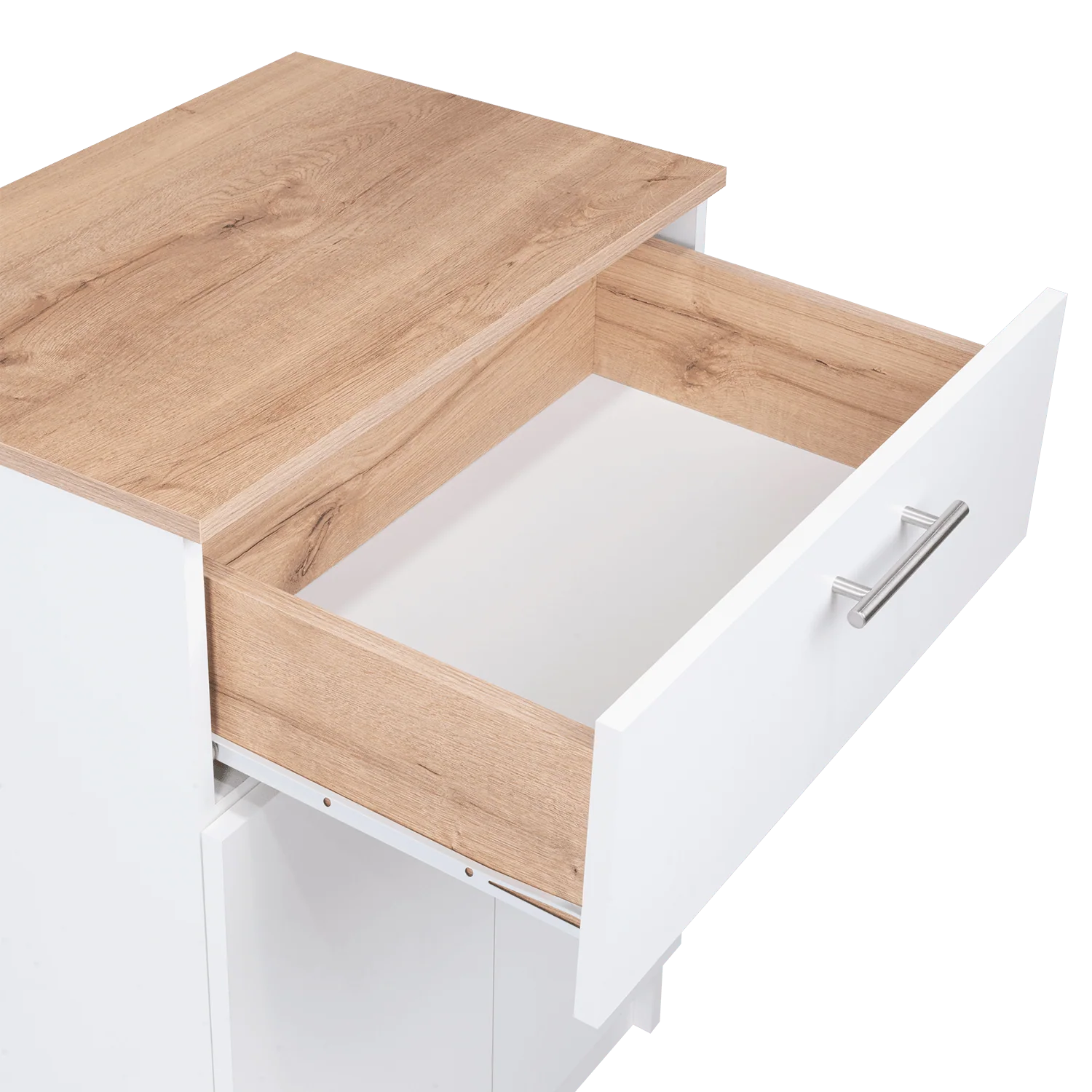 ORGANIZADOR MULTIUSOS DENEB, BLANCO Y CAFÉ CLARO, CON DOS PUERTAS BATIENTES ZF - Image 12