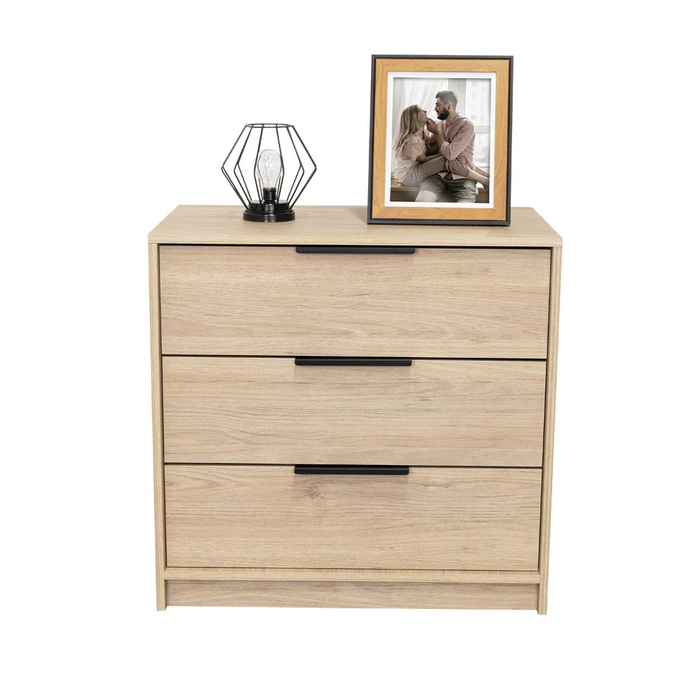 ORGANIZADOR WESLEY, BEIGE Y BLANCO, CON TRES CAJONES - Image 3