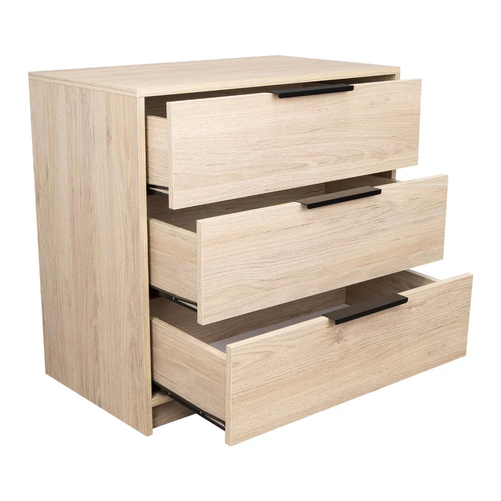 ORGANIZADOR WESLEY, BEIGE Y BLANCO, CON TRES CAJONES - Image 8