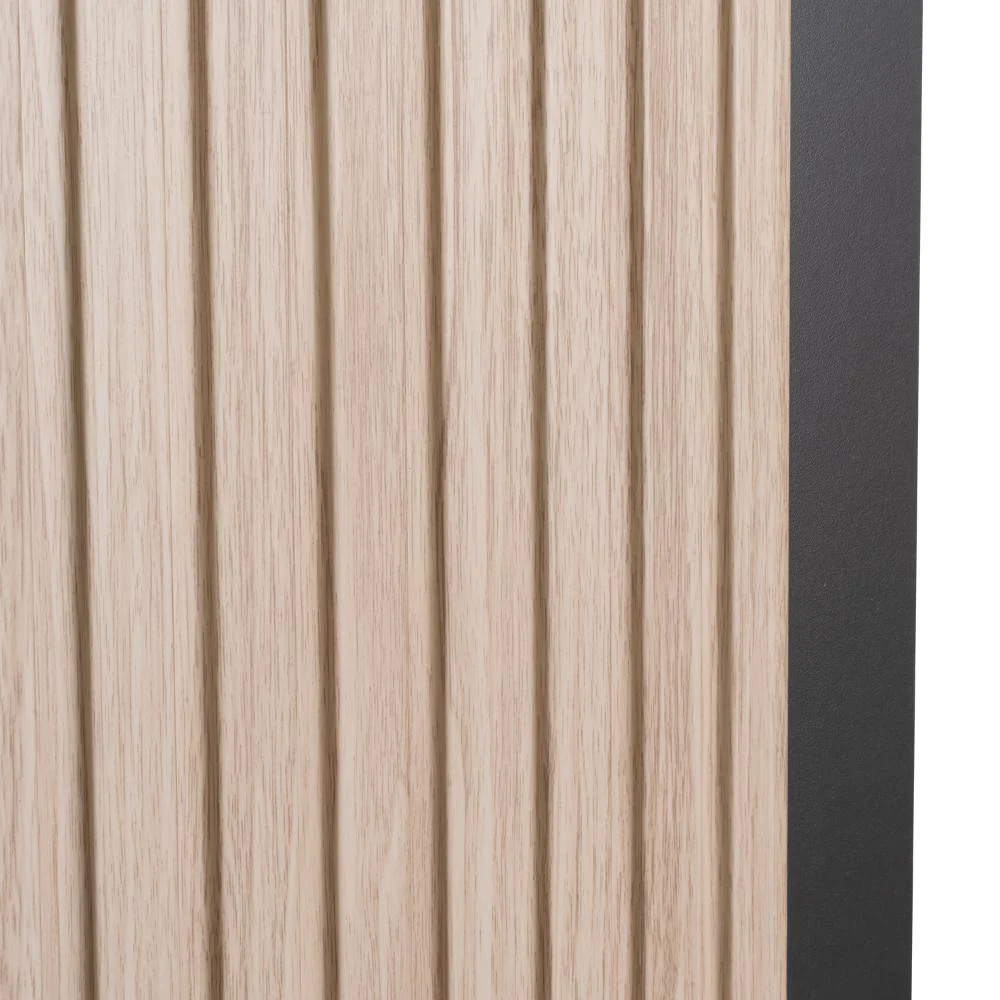 PANEL DE TV HOBER, PLATA OSCURO Y BARDOLINO, CON ESPACIO PARA TELEVISOR DESDE 55" HASTA 70" - Image 12