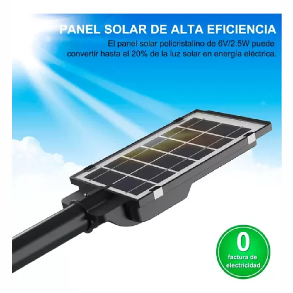 PANEL REFLECTOR SOLAR 300W CON SENSOR DE MOVIMIENTO CL115 - Image 3