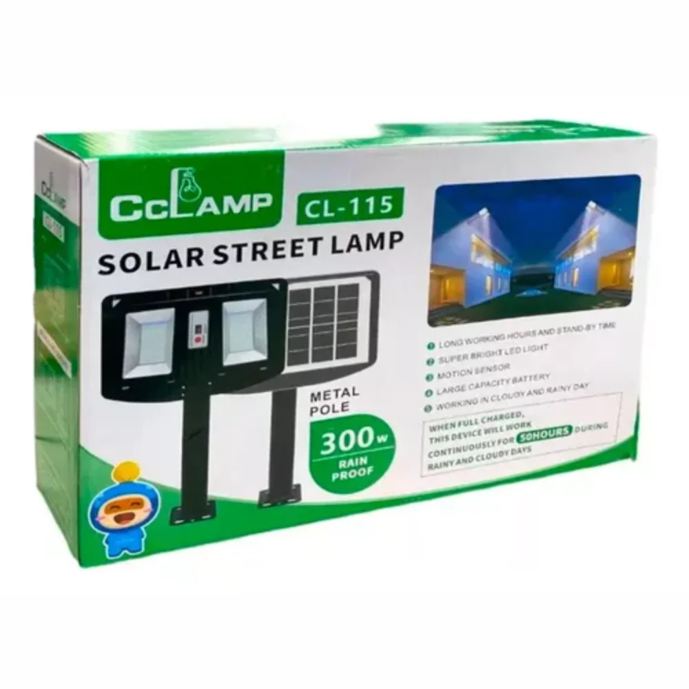 PANEL REFLECTOR SOLAR 300W CON SENSOR DE MOVIMIENTO CL115 - Image 5