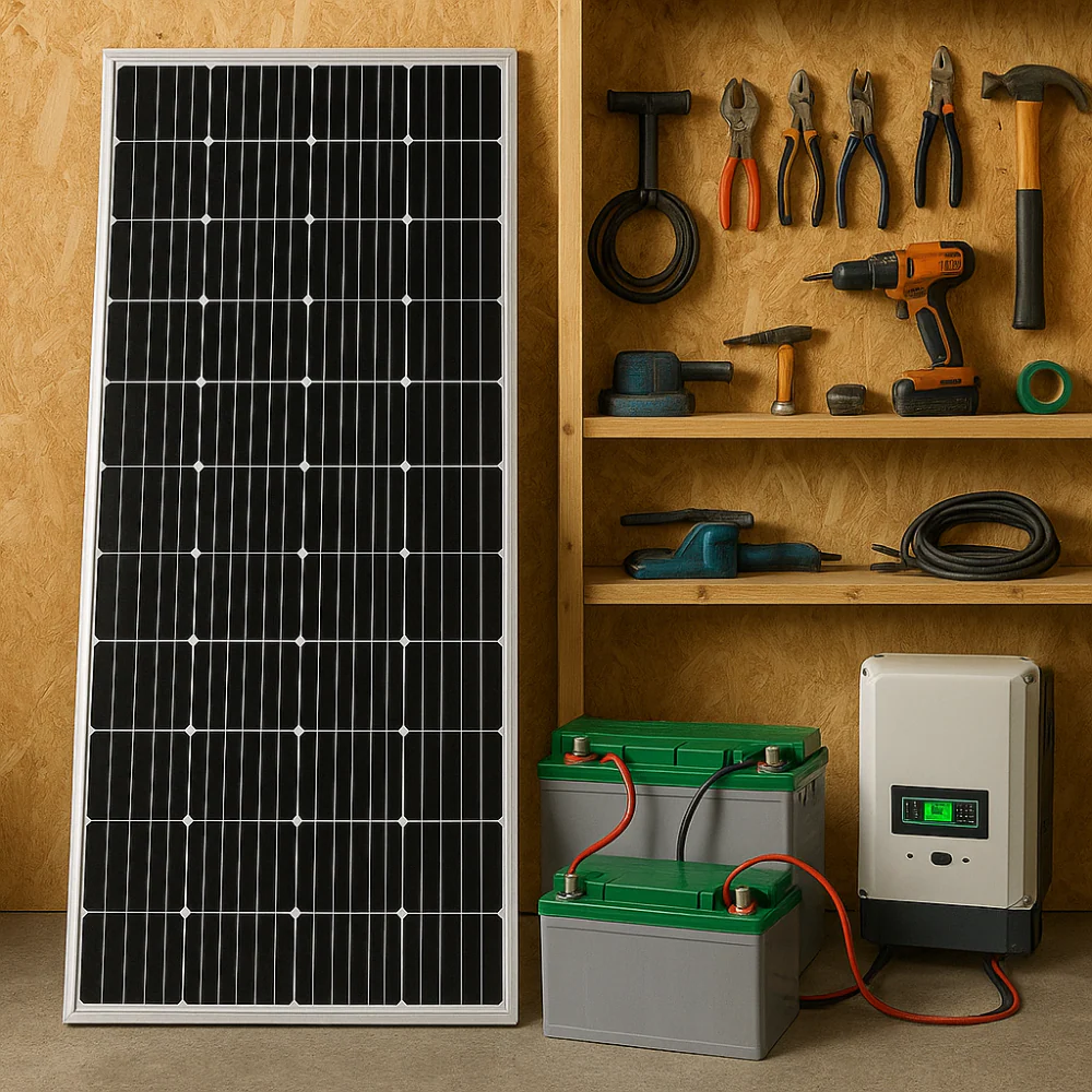 PANEL SOLAR MONOCRISTALINO KIT SOLAR CASAS FINCAS 80W 18V - Image 4