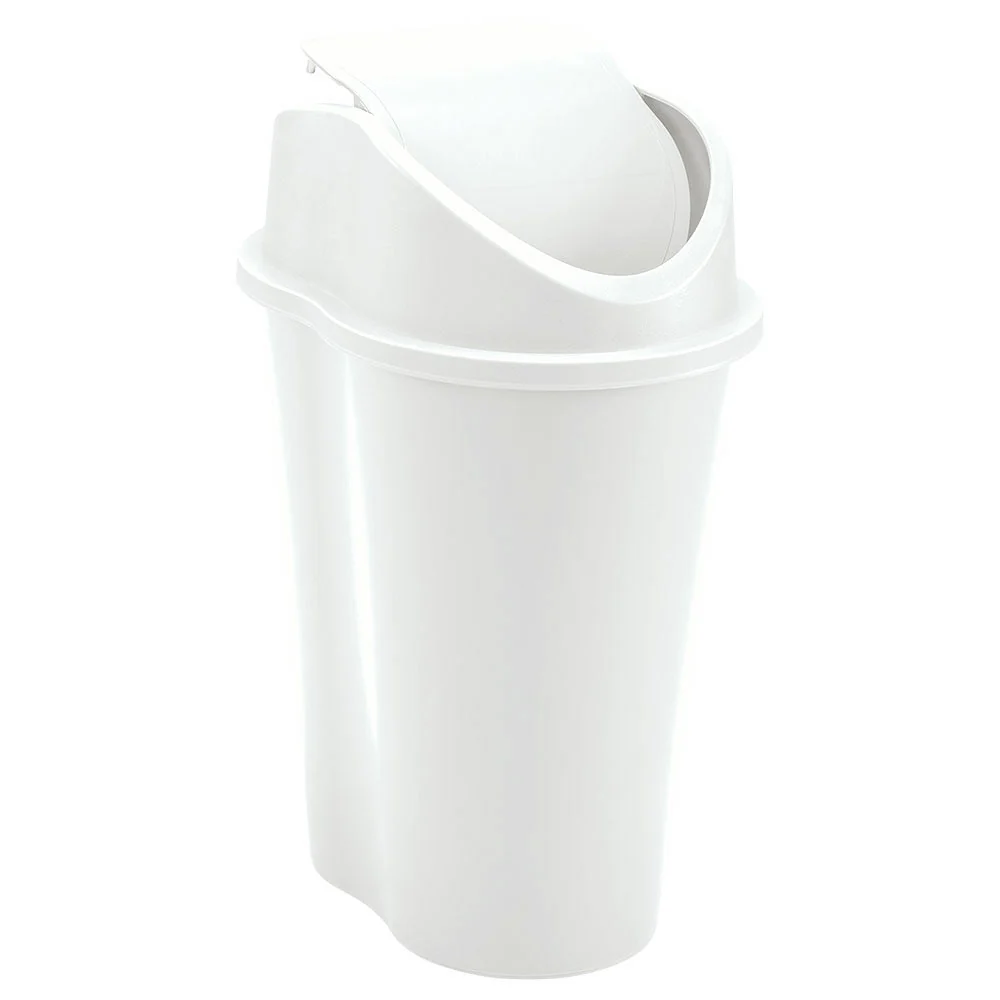 Papelera Style Tapa Vaiven 10 Litros Blanco