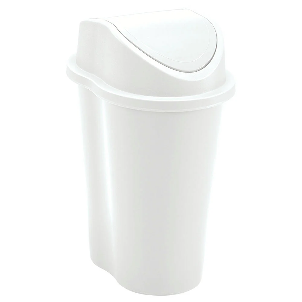 Papelera Style Tapa Vaiven 5 Litros Blanco