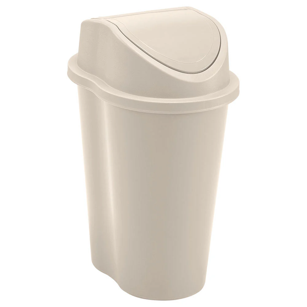 Papelera Style Tapa Vaiven 5 Litros Taupe