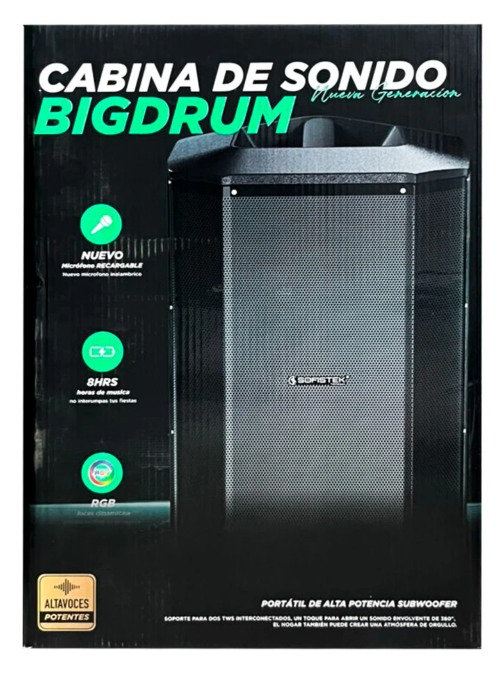 PARLANTE BLUETOOTH BOCINA 12" X 1 30W BIGDRUM - Image 2