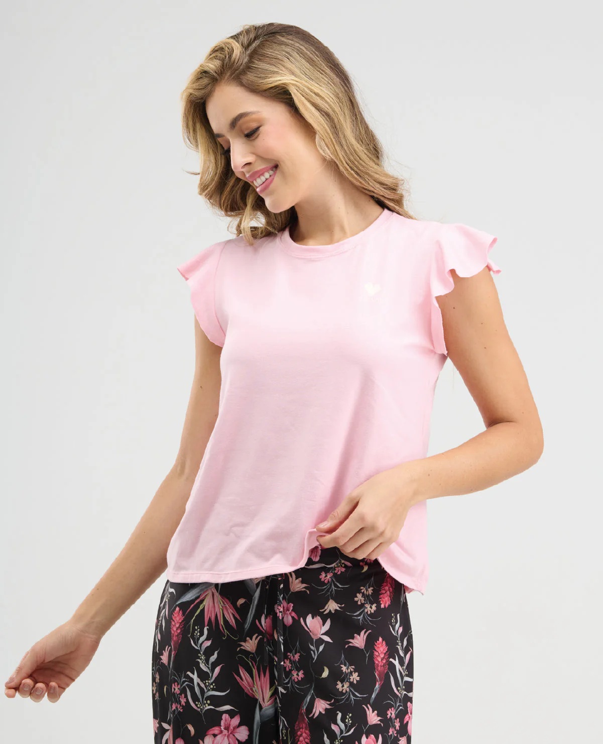 PIJAMA DE PANTALÓN | MANGA CORTA | ESTAMPADA - Image 4