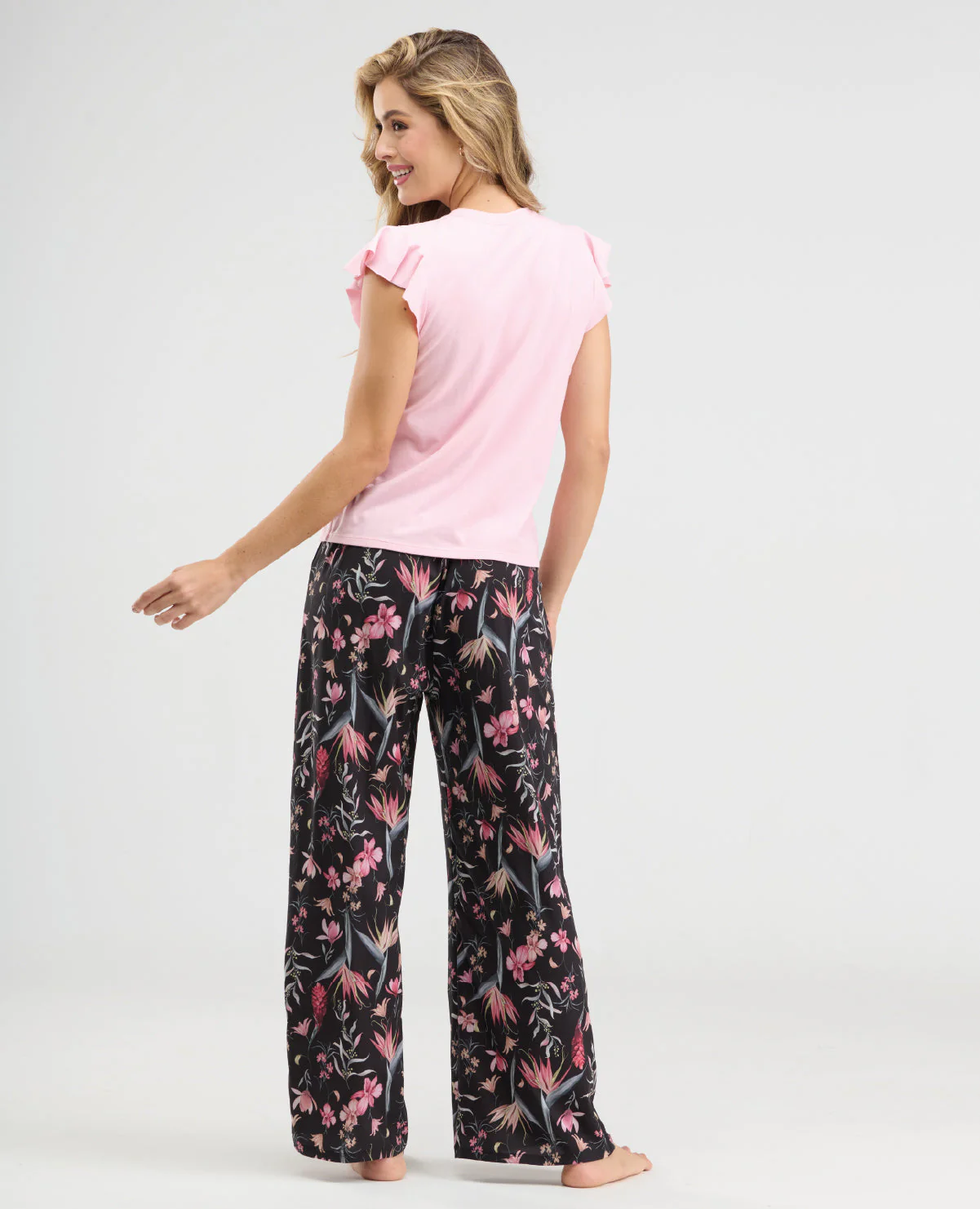 PIJAMA DE PANTALÓN | MANGA CORTA | ESTAMPADA - Image 5