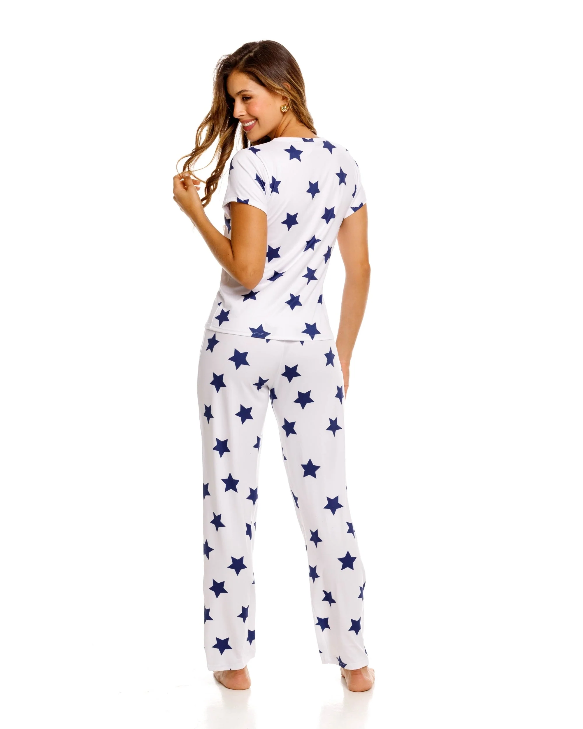 Pijama Pantalón Largo Para Mujer 9201 - Image 3