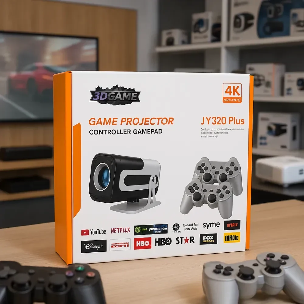 PROYECTOR 4K VIDEO BEAM WIFI BLUETOOTH JY320 CON CONTROLES ✅ - Image 3