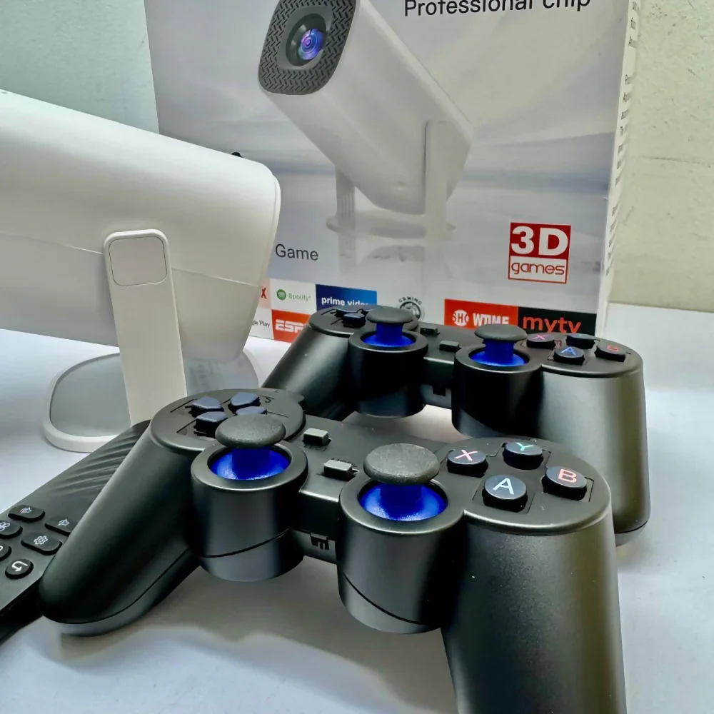 PROYECTOR VIDEO BEAM WIFI 5G ANDROID GAME 2 CONTROLES P30 🎥✨ - Image 3