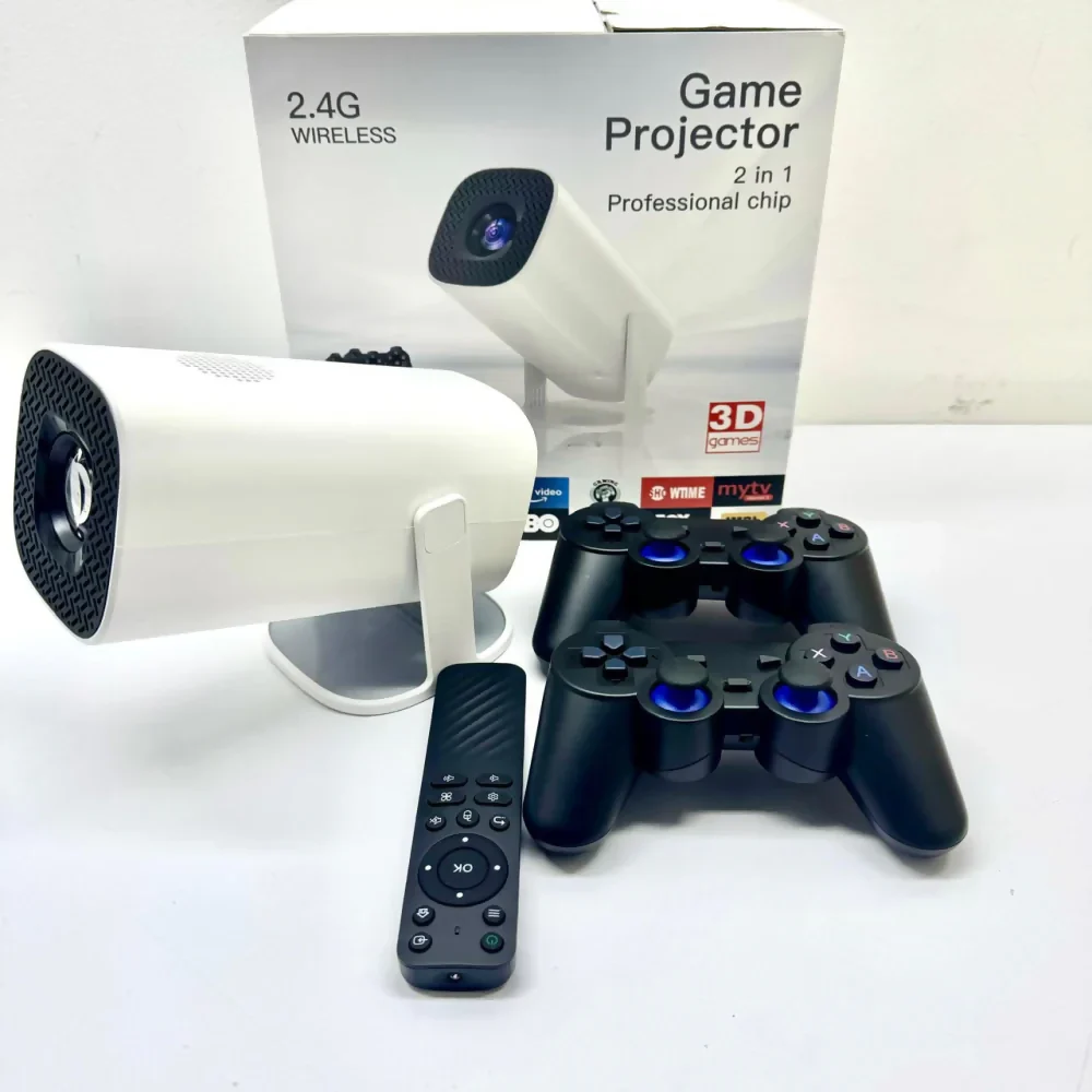 PROYECTOR VIDEO BEAM WIFI 5G ANDROID GAME 2 CONTROLES P30 🎥✨ - Image 4