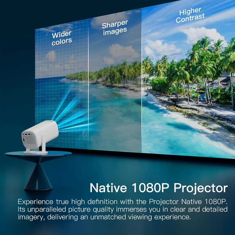 PROYECTOR VIDEO BEAM WIFI 5G ANDROID GAME 2 CONTROLES P30 🎥✨ - Image 5