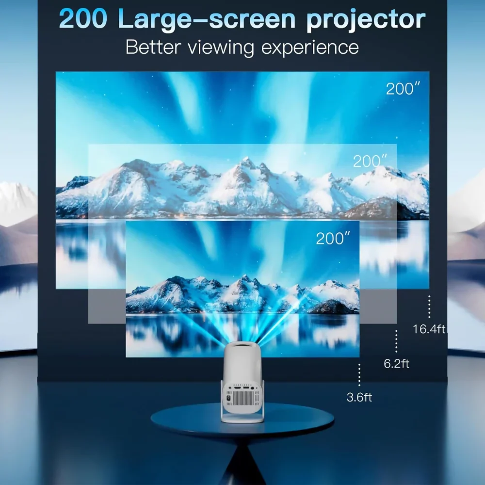 PROYECTOR VIDEO BEAM WIFI 5G ANDROID GAME 2 CONTROLES P30 🎥✨ - Image 6