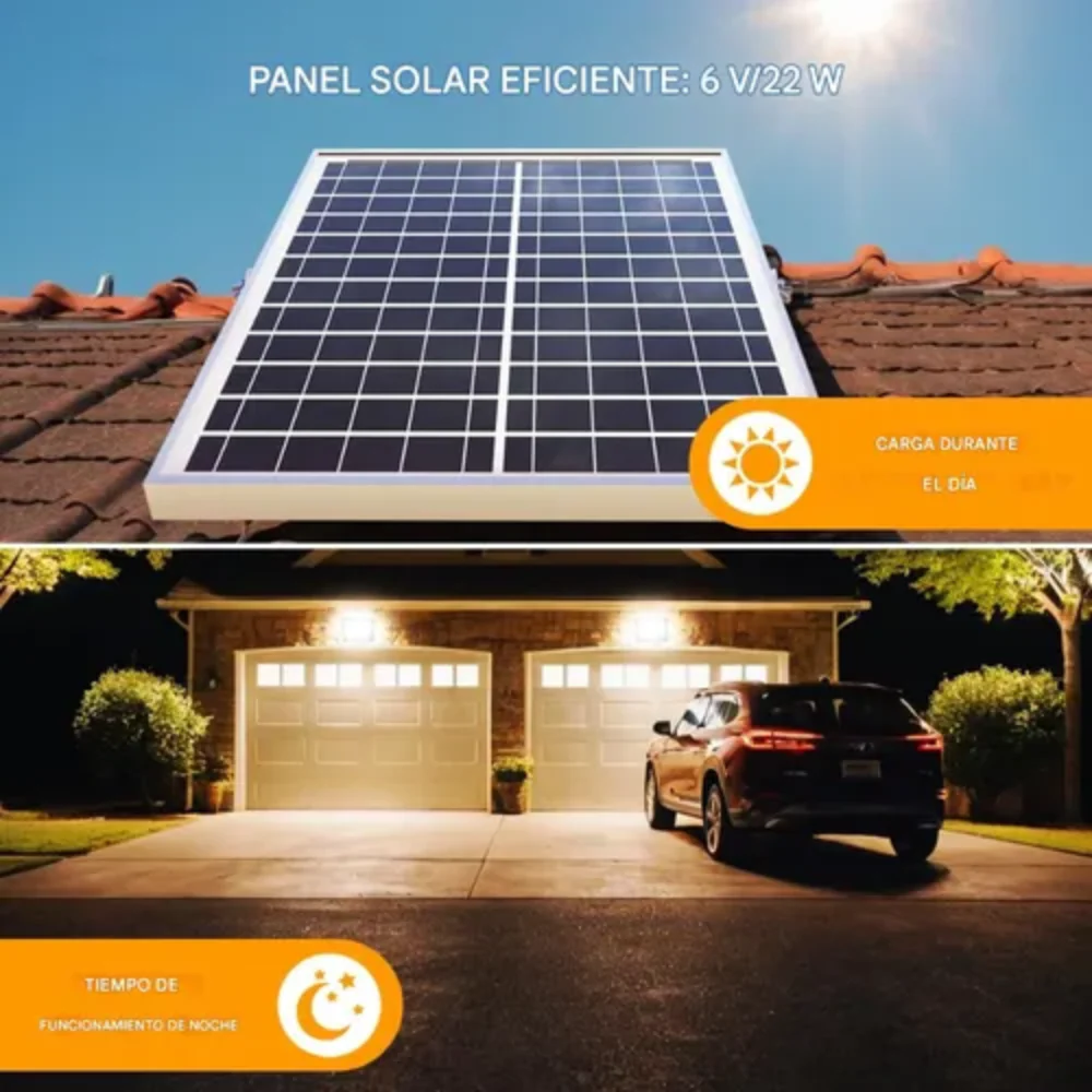 REFLECTOR SOLAR 1000W LÁMPARA LED PANEL SOLAR EXTERIORES - Image 3