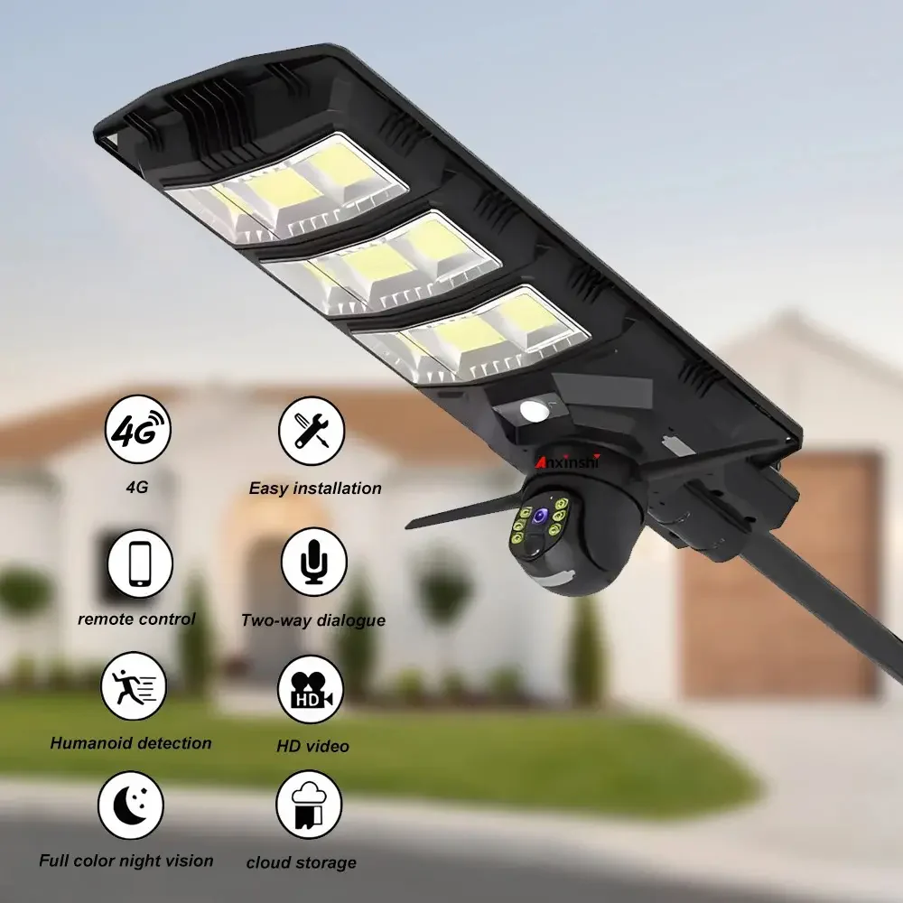 REFLECTOR SOLAR PANEL DE 450W CON CÁMARA PTZ SIM 4G FULL HD - Image 2