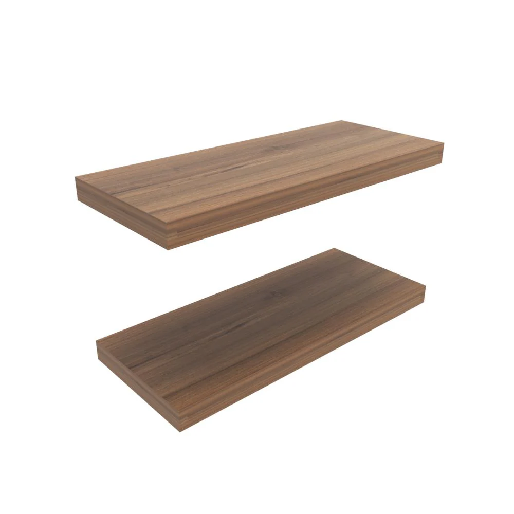 REPISA FLOTANTE MACA X2, CAFÉ ESPRESSO, CON ESPACIO PARA UBICAR OBJETOS ZF - Image 9