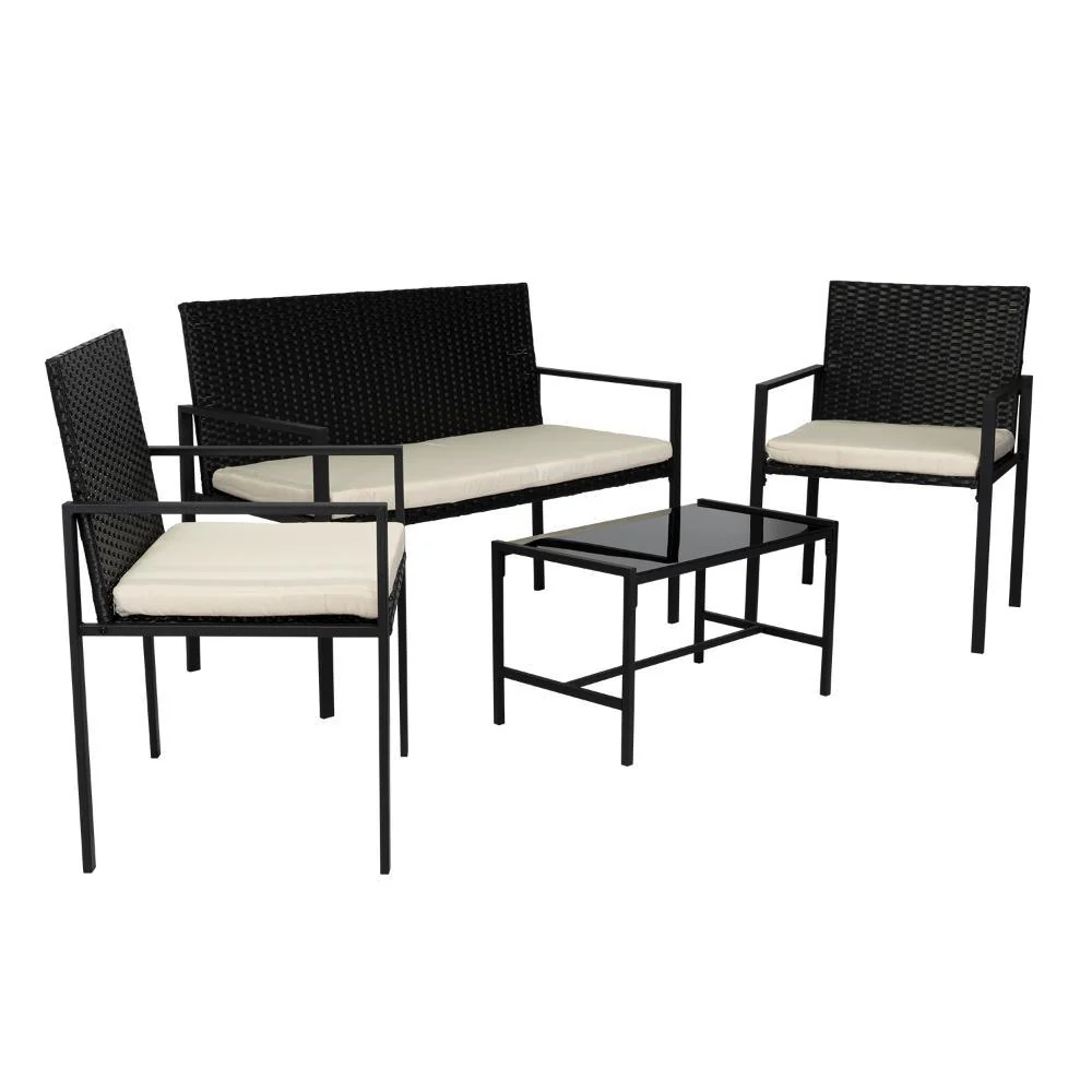 SALA DE EXTERIOR MARLÍN, NEGRO, INCLUYE DOS SILLAS - Image 11