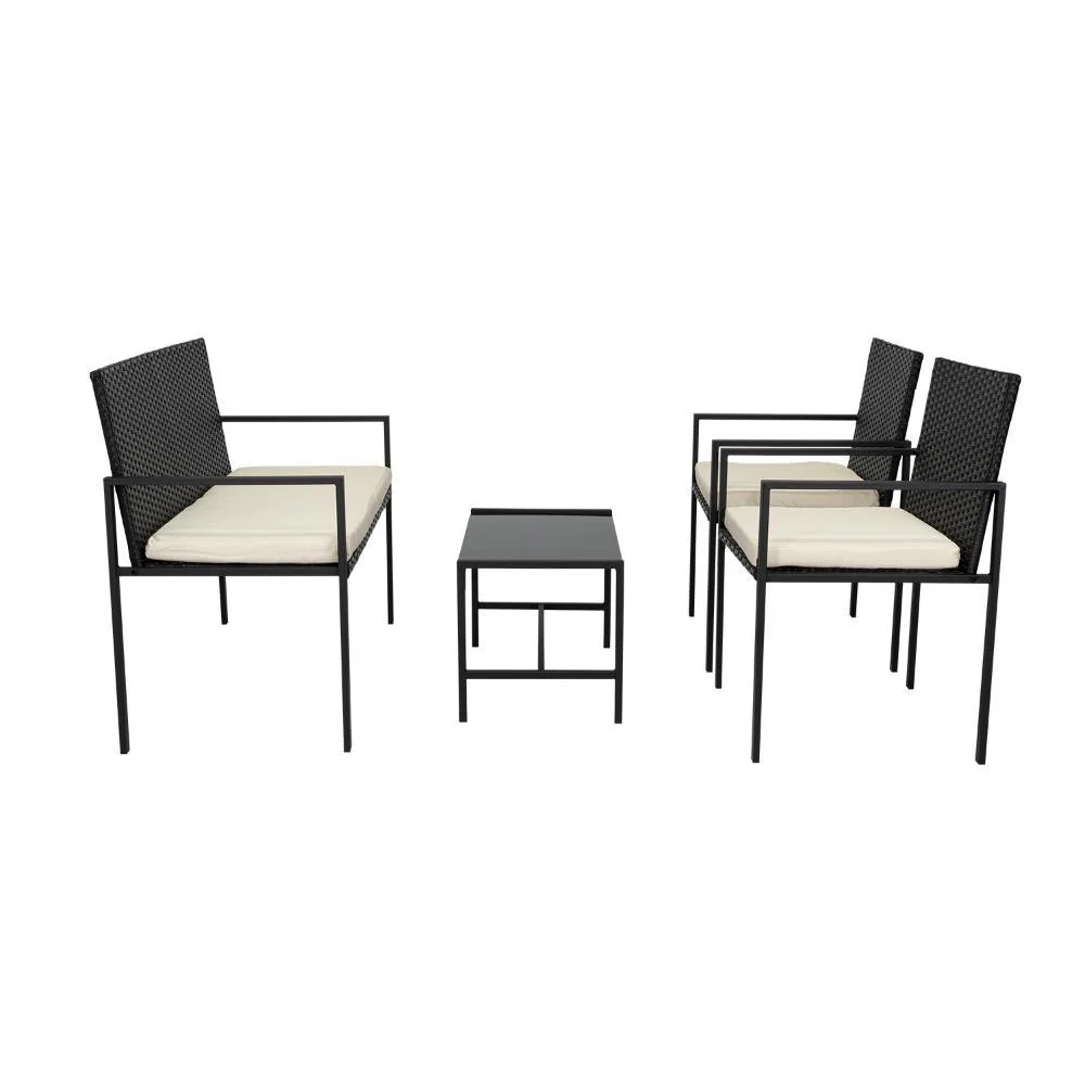 SALA DE EXTERIOR MARLÍN, NEGRO, INCLUYE DOS SILLAS - Image 12