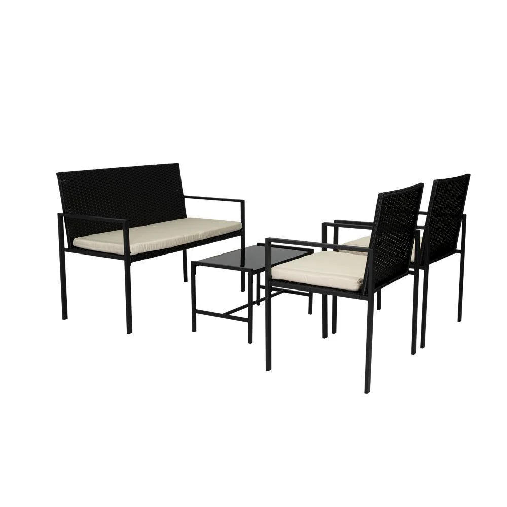 SALA DE EXTERIOR MARLÍN, NEGRO, INCLUYE DOS SILLAS - Image 13