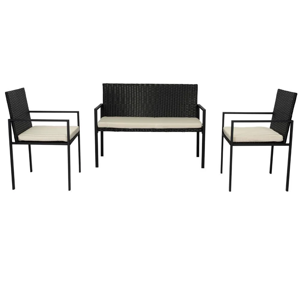 SALA DE EXTERIOR MARLÍN, NEGRO, INCLUYE DOS SILLAS - Image 14