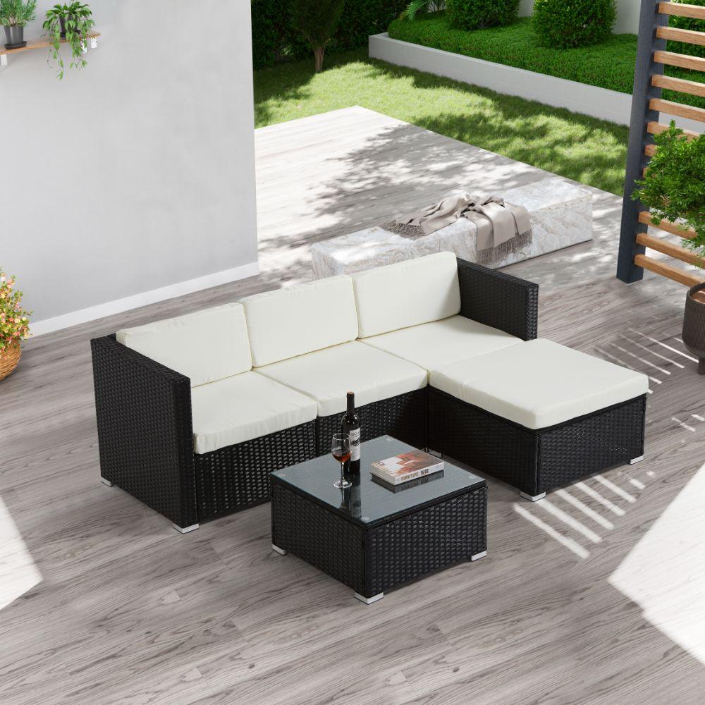 SALA DE EXTERIOR MILANO , NEGRO Y BLANCO - Image 2