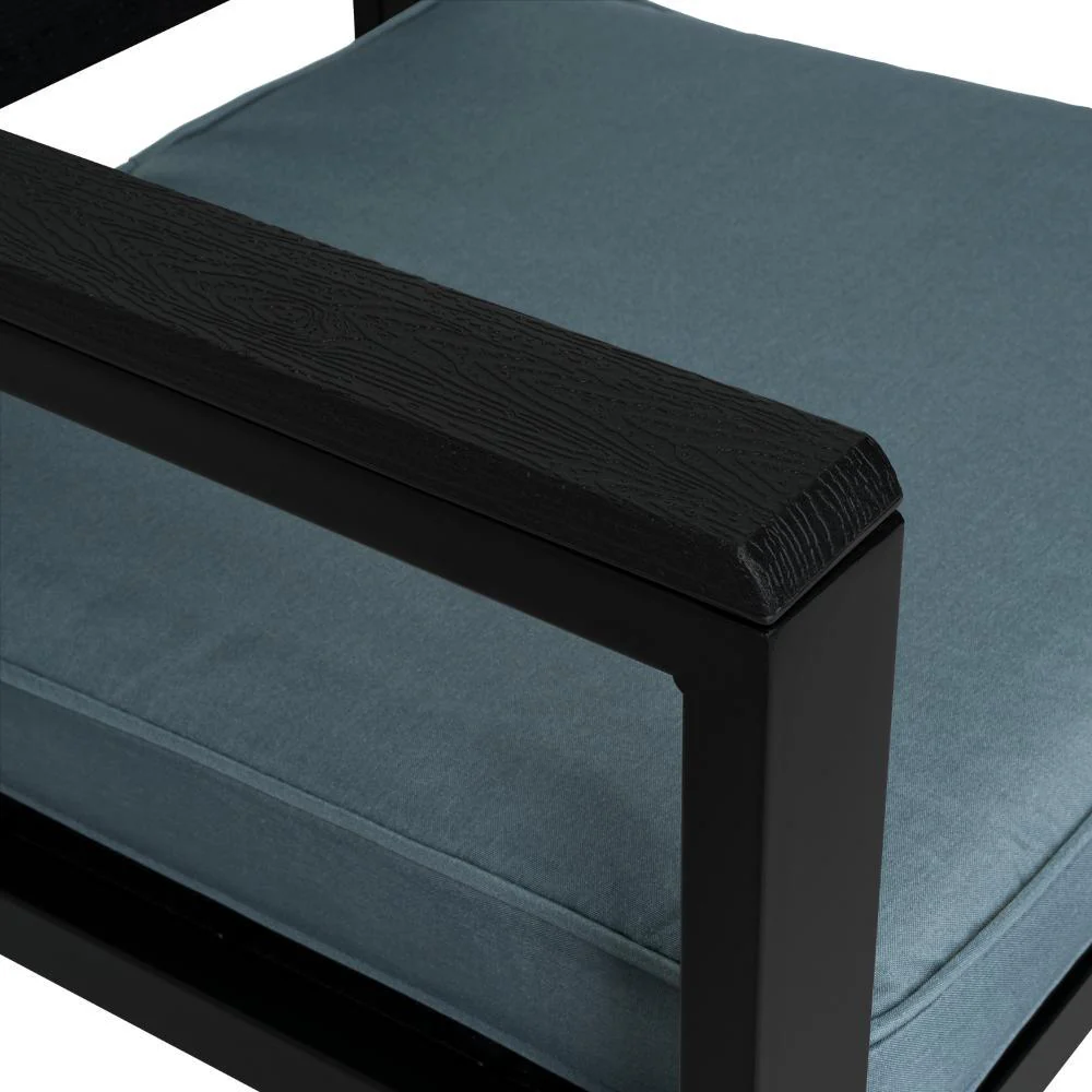 SALA DE EXTERIOR TURÍN , NEGRO Y GRIS, INCLUYE DOS SILLAS - Image 11