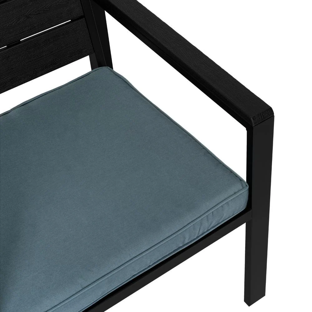 SALA DE EXTERIOR TURÍN , NEGRO Y GRIS, INCLUYE DOS SILLAS - Image 12