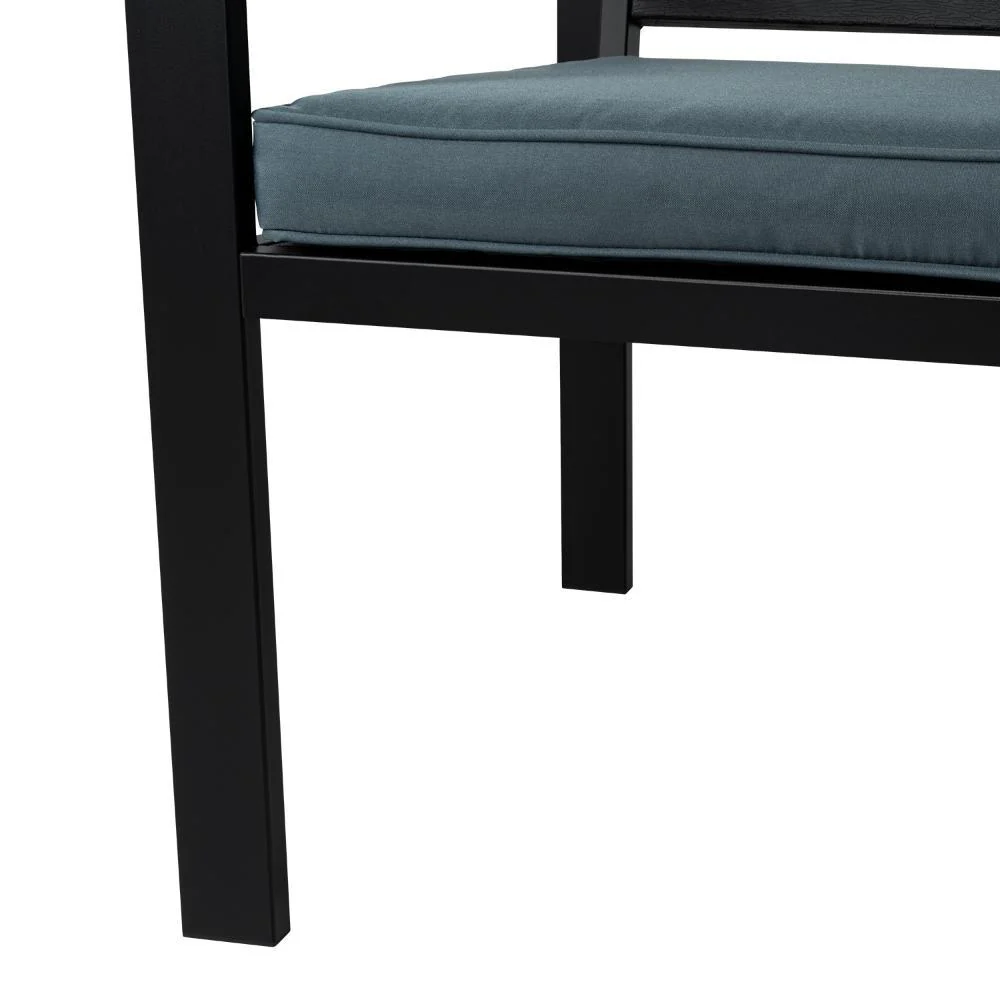 SALA DE EXTERIOR TURÍN , NEGRO Y GRIS, INCLUYE DOS SILLAS - Image 13