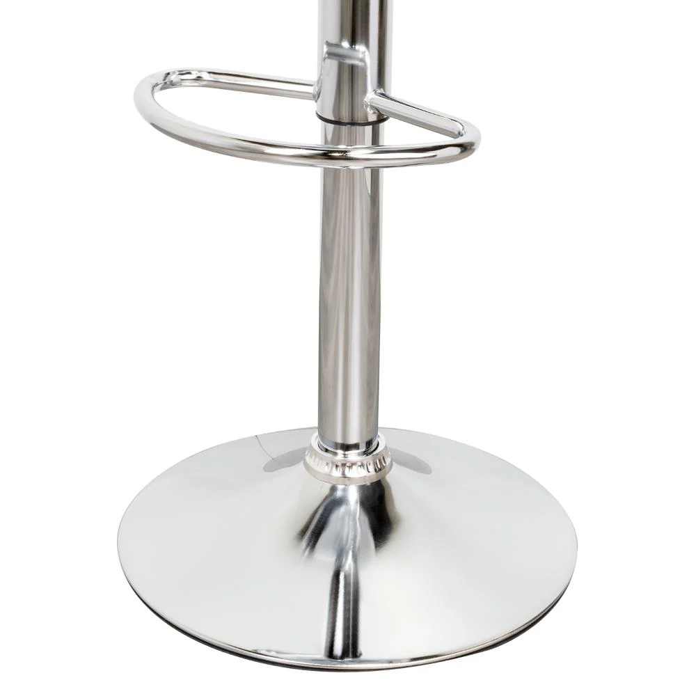 SILLA BAR TURÓN, BLANCO,  BASE METAL CROMADO - Image 7