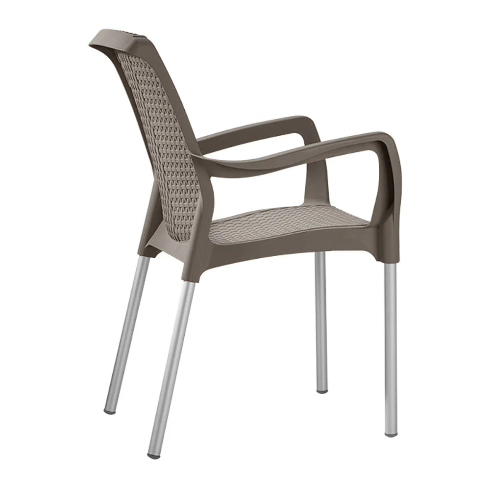 Silla Apariencia Shia con Brazos Mocca - Image 2