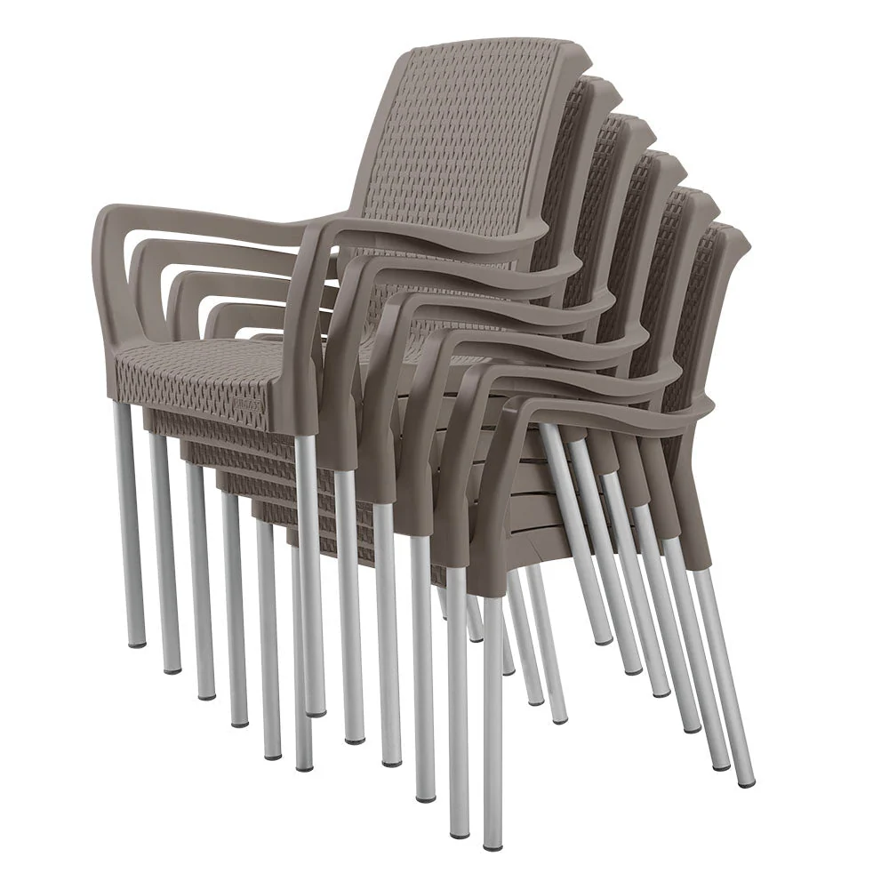 Silla Apariencia Shia con Brazos Mocca - Image 5