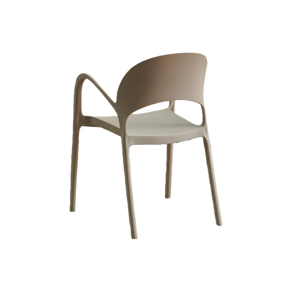 Silla Bremen, Taupe, Con espaldar, reposa brazos y diseño minimalista - Image 9