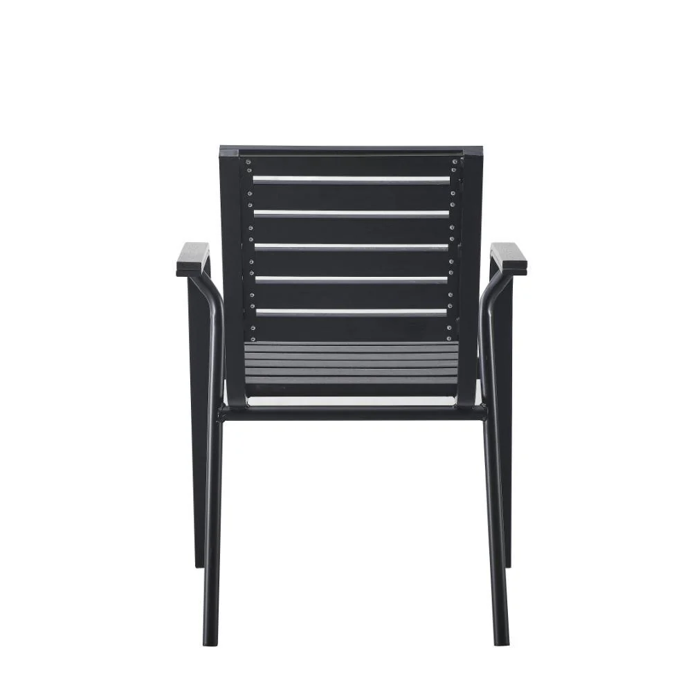 SILLAS COMEDOR EXTERIOR RAPEL NEGRO, CON CÓMODO ESPALDAR - Image 3