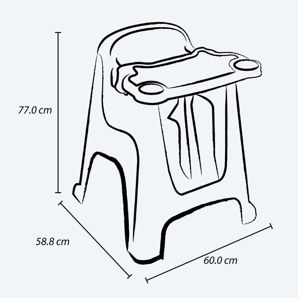 Silla Comedor para Bebé Rosado - Image 6